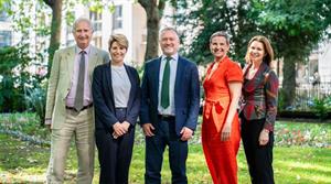 Defra ministers, Mary Creagh in orange